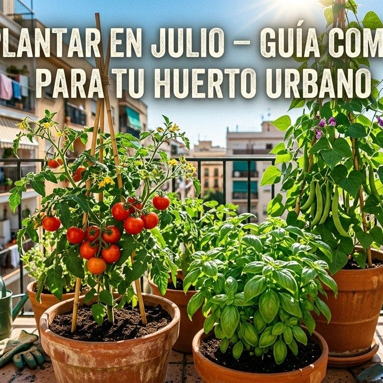 Qué plantar en julio: Guía completa de siembra para tu huerto urbano en pleno verano
