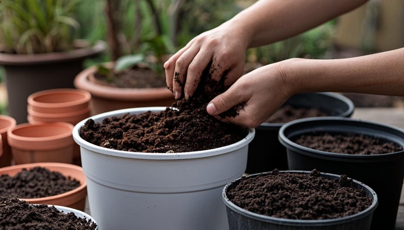 Crear tu Huerto Urbano en Casa -Preparando los recipientes con el sustrato adecuado es fundamental para el crecimiento saludable de las plantas